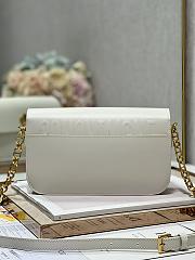 Dior 30 Montaigne Avenue Bag Dusty Ivory Size 22.5x12.5x6.5 cm - 5