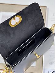 Dior 30 Montaigne Avenue Bag Black Size 22.5x12.5x6.5 cm - 5