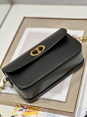 Dior 30 Montaigne Avenue Bag Black Size 22.5x12.5x6.5 cm - 3