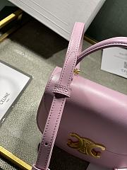 Celine Super Mini Pink Bag Size 15.5x11.5x5 cm - 5