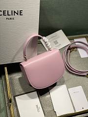 Celine Super Mini Pink Bag Size 15.5x11.5x5 cm - 2