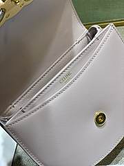 Celine Super Mini Gray Bag Size 15.5x11.5x5 cm - 5