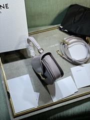 Celine Super Mini Gray Bag Size 15.5x11.5x5 cm - 3