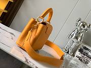 LV Mini Capucines Bag Safran Imperial Orange Size 21x14x8 cm - 3