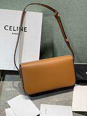 Celine Arc De Triomphe Underarm Bag Brown Size 20x10x4 cm - 3