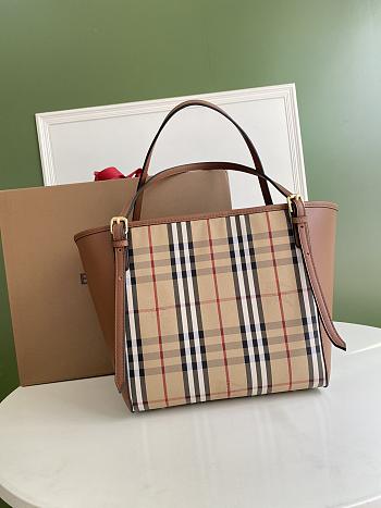Burberry Invisible War Horse Shopping Bag Size 28x26 cm