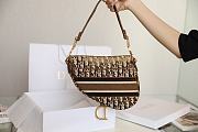 Dior Velvet Saddle Brown Size 25x20x6.5 cm - 4