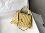 Chanel Coco Handle Mini Yellow Size 13x19x9 cm - 1