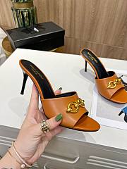 YSL Orange High Heels - 4