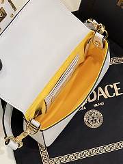 Fendi X Varsace Small Baguette Underarm Bag Metal Pins White Size 20x13x5 cm - 2