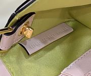 Fendi X Varsace Small Baguette Underarm Bag Metal Pins Pink Size 20x13x5 cm - 2