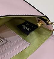 Fendi X Varsace Small Baguette Underarm Bag Metal Pins Pink Size 20x13x5 cm - 5