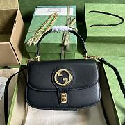 Gucci Blondie Top Handle Bag Black 23x15x11 cm - 1