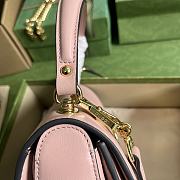 Gucci Blondie Top Handle Bag Pink 23x15x11 cm - 5