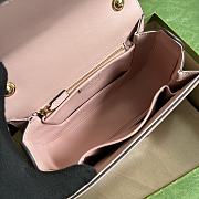 Gucci Blondie Top Handle Bag Pink 23x15x11 cm - 4