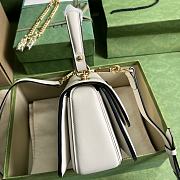 Gucci Blondie Top Handle Bag White 23x15x11 cm - 5
