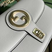 Gucci Blondie Top Handle Bag White 23x15x11 cm - 3