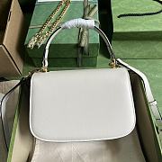 Gucci Blondie Top Handle Bag White 23x15x11 cm - 2