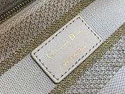 Dior Jardin d'Hiver Embroidery With Gold-Tone Metallic Thread Size 24x20x11 cm - 4