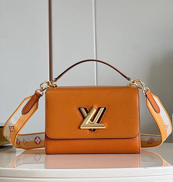 Louis Vuitton Twist MM M21555 Gold Honey Size 23x17x9.5 cm