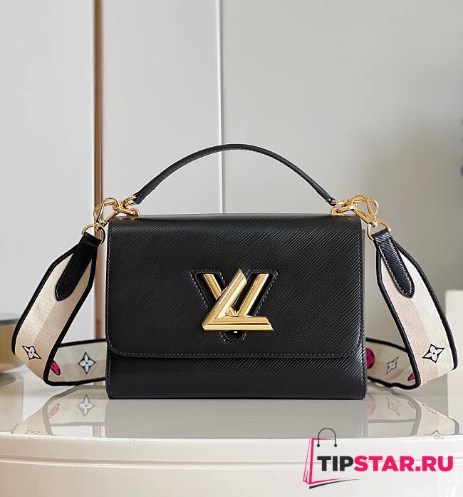 Louis Vuitton Twist MM M21554 Black Size 23x17x9.5 cm - 1