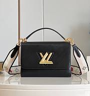 Louis Vuitton Twist MM M21554 Black Size 23x17x9.5 cm - 1