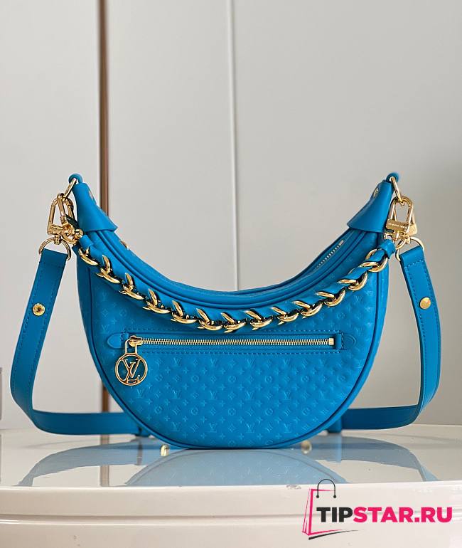 Louis Vuitton Loop Bag Blue M22593 Size 23x13x6 cm - 1