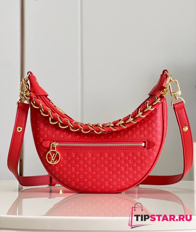 Louis Vuitton Loop Bag Red M22594 Size 23x13x6 cm - 1