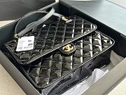 Chanel Backpack Patent Calfskin Black AS3662 Size 31.5x31x9 cm - 5