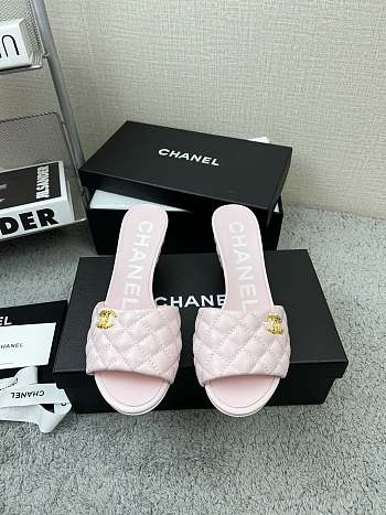 Chanel Light Pink Slippers 