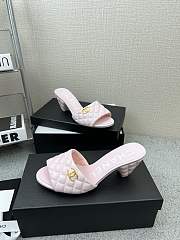 Chanel Light Pink Slippers  - 5