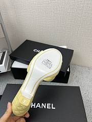 Chanel Yellow Slippers  - 4
