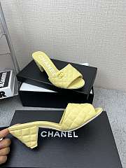 Chanel Yellow Slippers  - 2