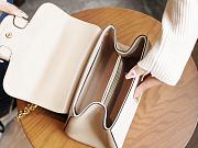 Gucci Horsebit 1955 Mini Bag Beige & White GG Supreme Canvas Size 22x16x10.5cm - 3