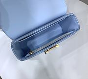 Louis Vuitton Twist MM Bleu Nuage Blue M21721 Size 23x17x9.5 cm - 3