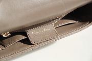 Dior Caro Bag Warm Taupe Supple Cannage Calfskin Size 25.5x15.5x8 cm - 4