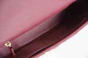Dior Caro Bag Rust-Colored Supple Cannage Calfskin Size 25.5x15.5x8 cm - 3