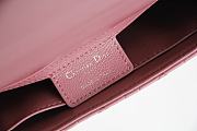 Dior Caro Bag Rust-Colored Supple Cannage Calfskin Size 25.5x15.5x8 cm - 4