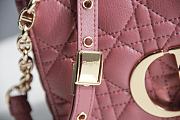 Dior Caro Bag Rust-Colored Supple Cannage Calfskin Size 25.5x15.5x8 cm - 5