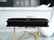 Chanel 22K Genuine Leather Small Gold Pillar Size 12.3×19.2×3.5 cm - 5