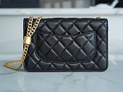 Chanel 22K Genuine Leather Small Gold Pillar Size 12.3×19.2×3.5 cm - 3