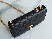 Chanel 22K Genuine Leather Small Gold Pillar Size 12.3×19.2×3.5 cm - 4