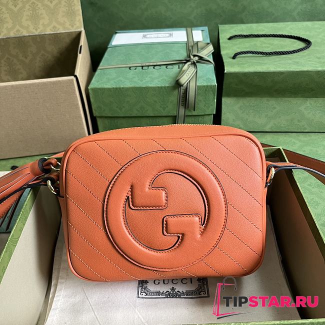Gucci Blondie Small Shoulder Bag Orange Size 21x15.5x5 cm - 1