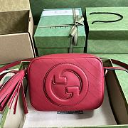 Gucci Blondie Small Shoulder Bag Red Size 21x15.5x5 cm - 1