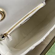 Gucci Deco Small Shoulder Bag White Size 25x19.5x8 cm - 2