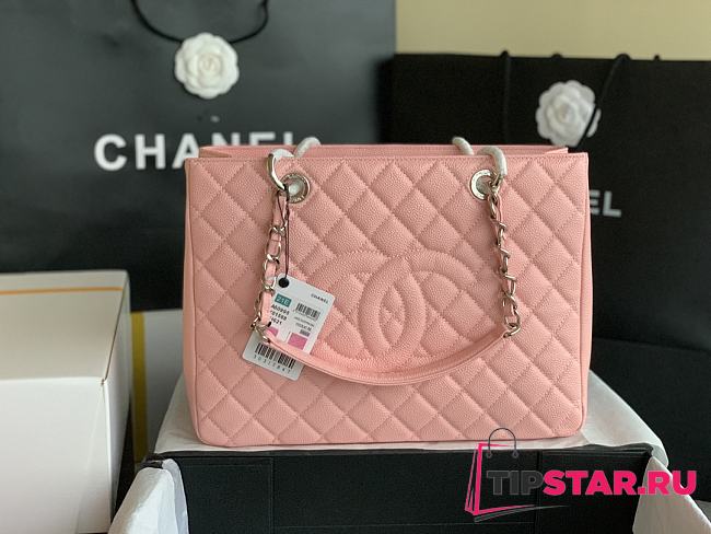 Chanel Classic Shopping Bag Pink Size 24x33x13 cm - 1