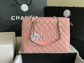 Chanel Classic Shopping Bag Pink Size 24x33x13 cm
