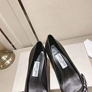 Jimmy Choo Leather Outsole Black Heel Height 6.5/8.5cm - 5