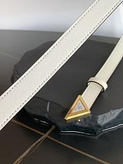 Prada White Belt Size 2 cm - 2