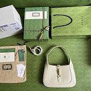 Gucci Jackie 1961 Small Shoulder Bag White Leather Size 27.5x19x4 cm - 2